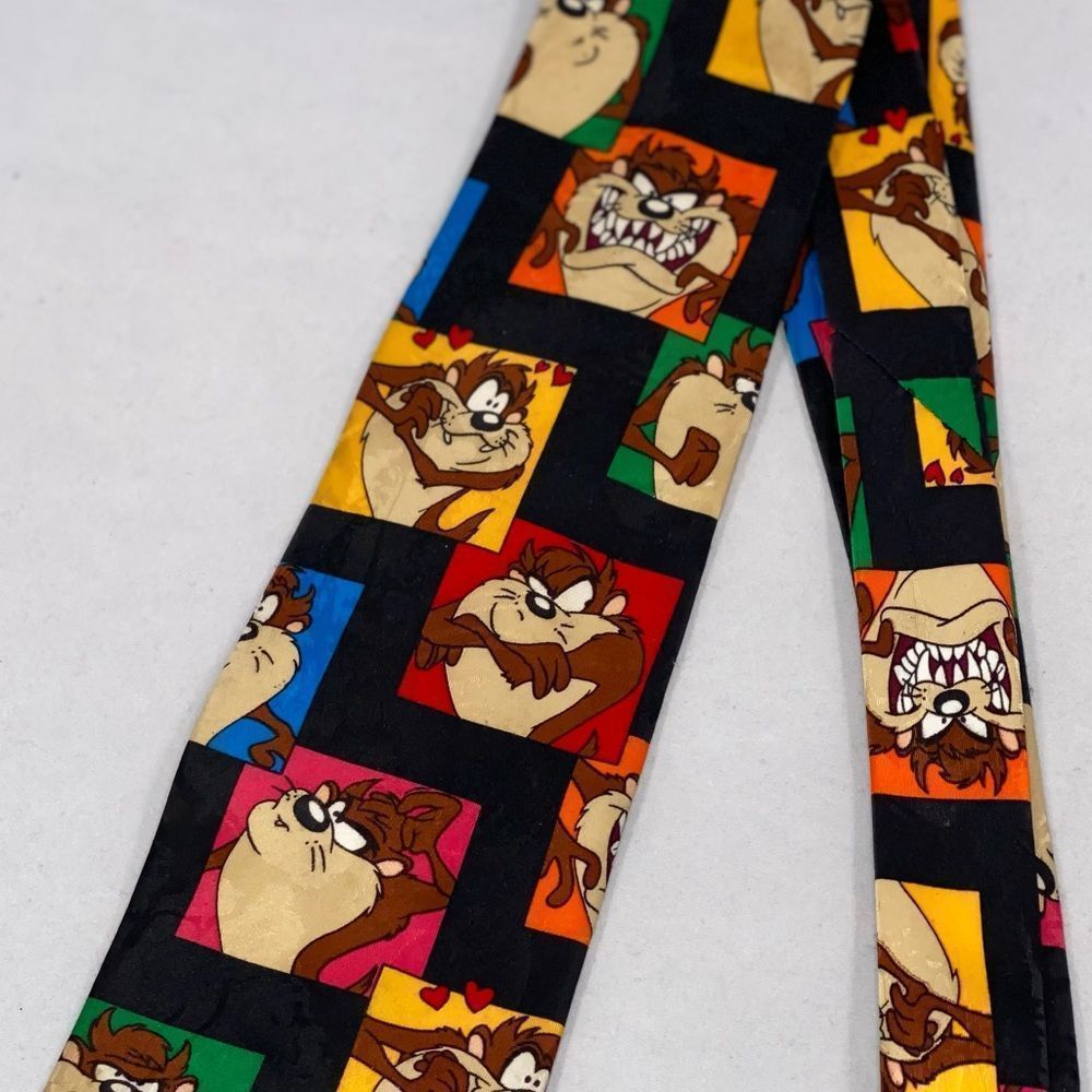 Looney Tunes Tasmanian Devil Neck Tie - Picture 6 of 9